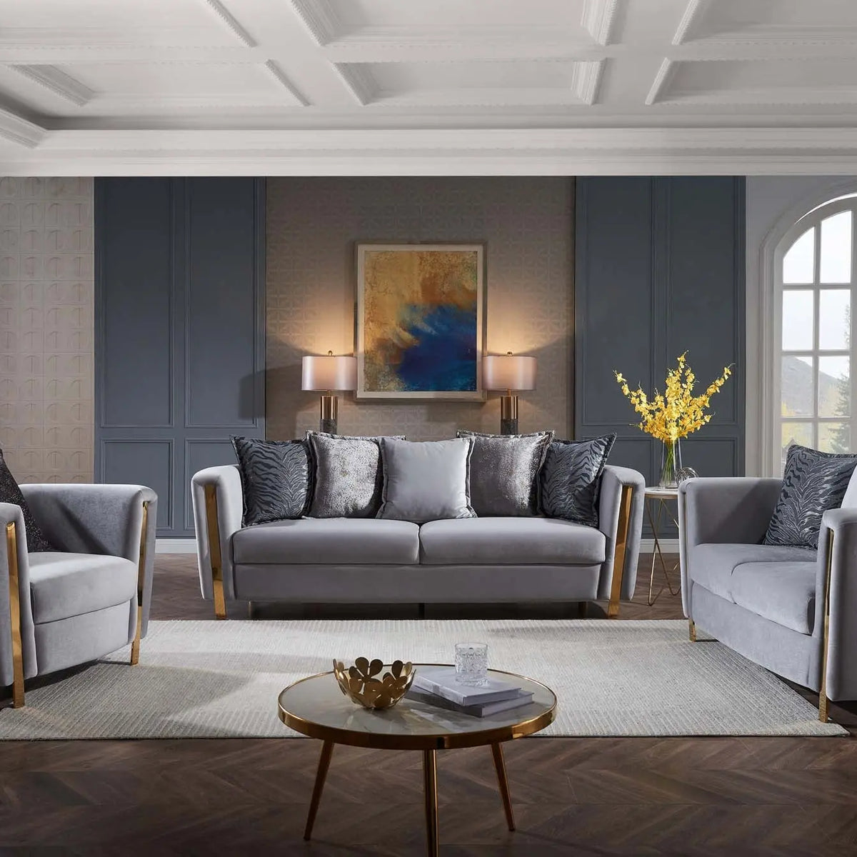 Chanelle Fabric Sofa Set | Top Furniture Store in Brampton