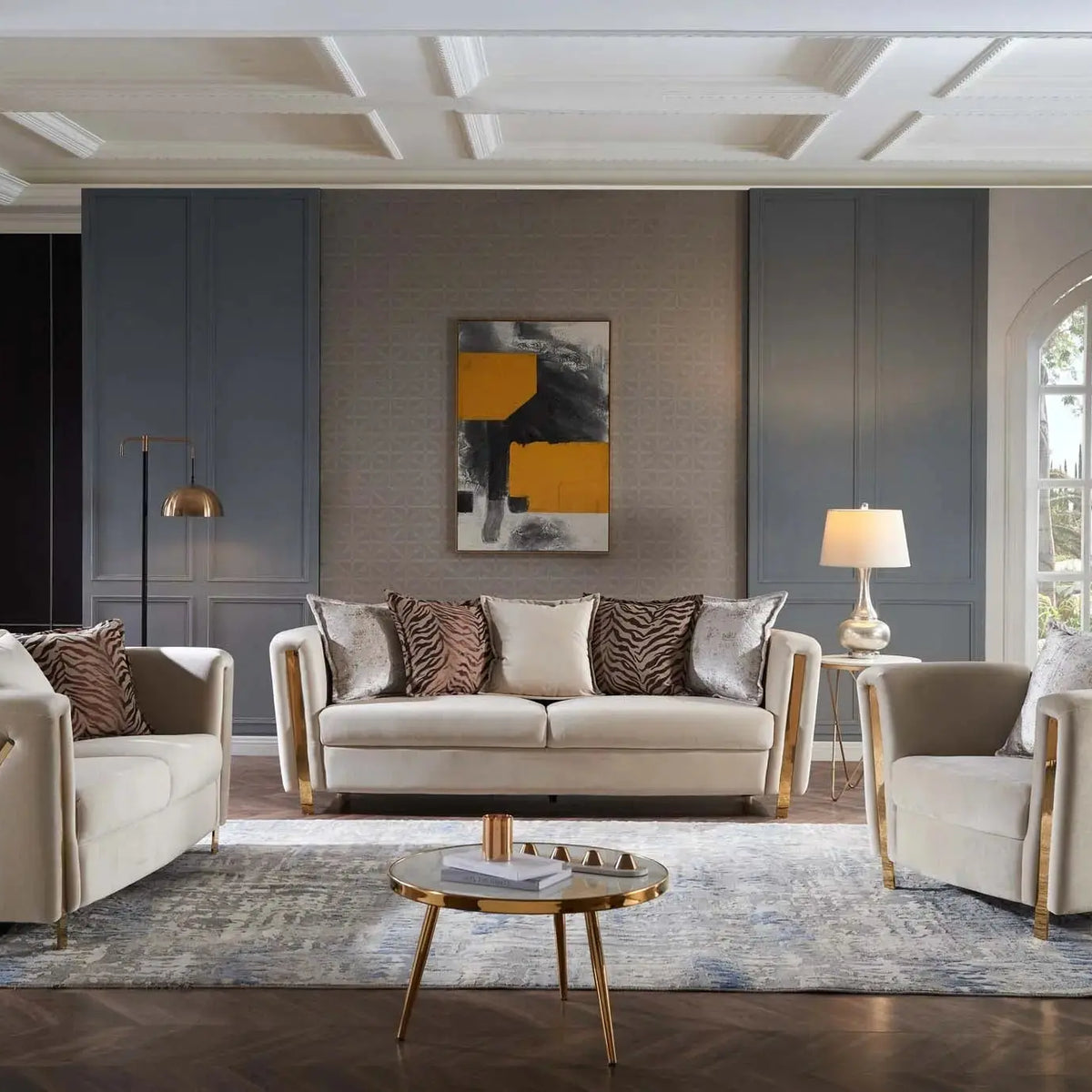 Chanelle Fabric Sofa Set | Top Furniture Store in Brampton