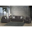 SBF Rayado 3pc Sofa Set Charcoal Sofa by Fancy