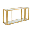 Caspian Console Table Brushed Gold Xcella