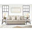 Ashley Claredon Sofa in Linen Signature Design by Ashley