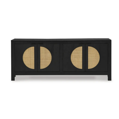 Ashley Cliffiings Accent Cabinet in Black Signature Design by Ashley