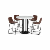 Ashley Centiar Counter Height 5Pc Dining Set in Brown - Complete Home Furnish