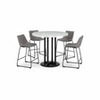 Ashley Centiar Counter Height 5Pc Dining Set in Grey - Complete Home Furnish