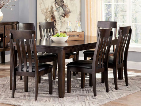 Ashley Haddigan 7Pc Dining Set in Brown Signature Design by Ashley