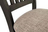 Ashley Tyler Creek 6Pc Dining Set in Two-Tone Black & Grey - Complete Home Furnish