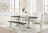 Ashley Darborn 6Pc Dining Set in Grey & Brown - Complete Home Furnish