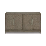 Ashley Chestner Server in Grey Brown Signature Design by Ashley