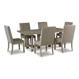 Ashley Chrestner Dining Set in Grey Brown Signature Design by Ashley