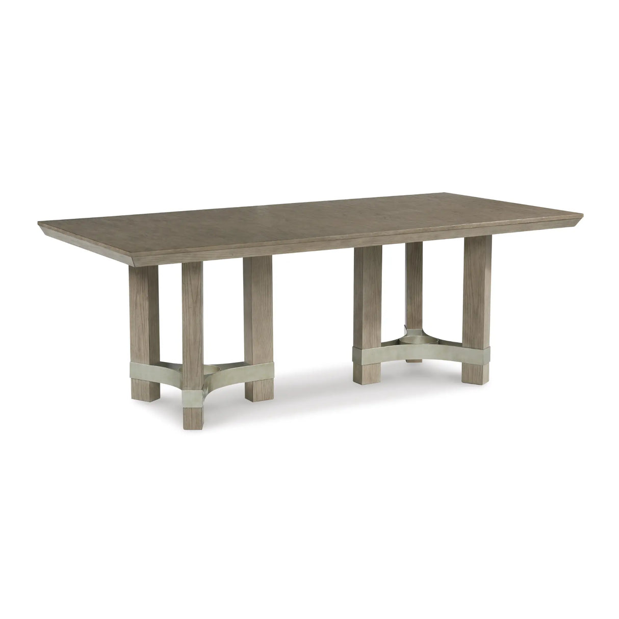 Ashley Chrestner Dining Set in Grey Brown Signature Design by Ashley