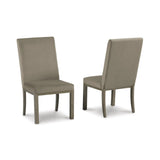 Ashley Chrestner Dining Set in Grey Brown Signature Design by Ashley