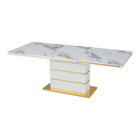 T200 Marble Look Dining Table B2M