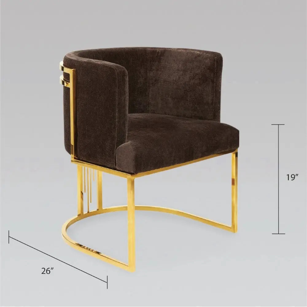 THEO Accent Chair - Gold - Complete Home