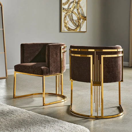 THEO Accent Chair - Gold - Complete Home