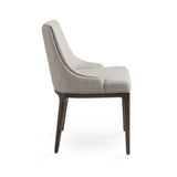 Emmett Dining Chair Grey Linen - Xcella Furniture