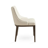 Emmett Dining Chair aspen taupe PU - Xcella Furniture