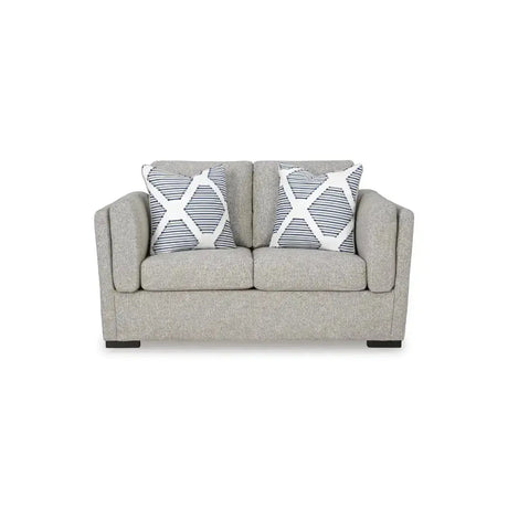 Ashley Evansley Sofa Set in Pewter Signature Design by Ashley