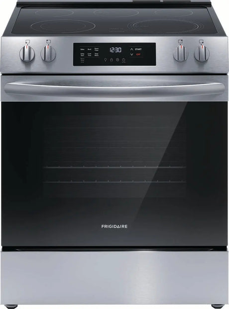 Frigidaire 30'' Front Control Electric Range in Stainless Steel FCFE306CAS Frigidaire