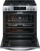 Frigidaire 30" Gas Range with Conviction Bake in Stainless Steel FCFG3083AS Frigidaire