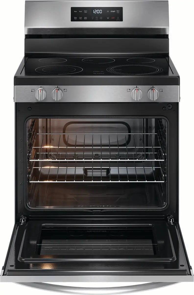 Frigidaire 30" 5.5 cu. ft. Electric Range in Stainless Steel FCRE306CAS Frigidaire