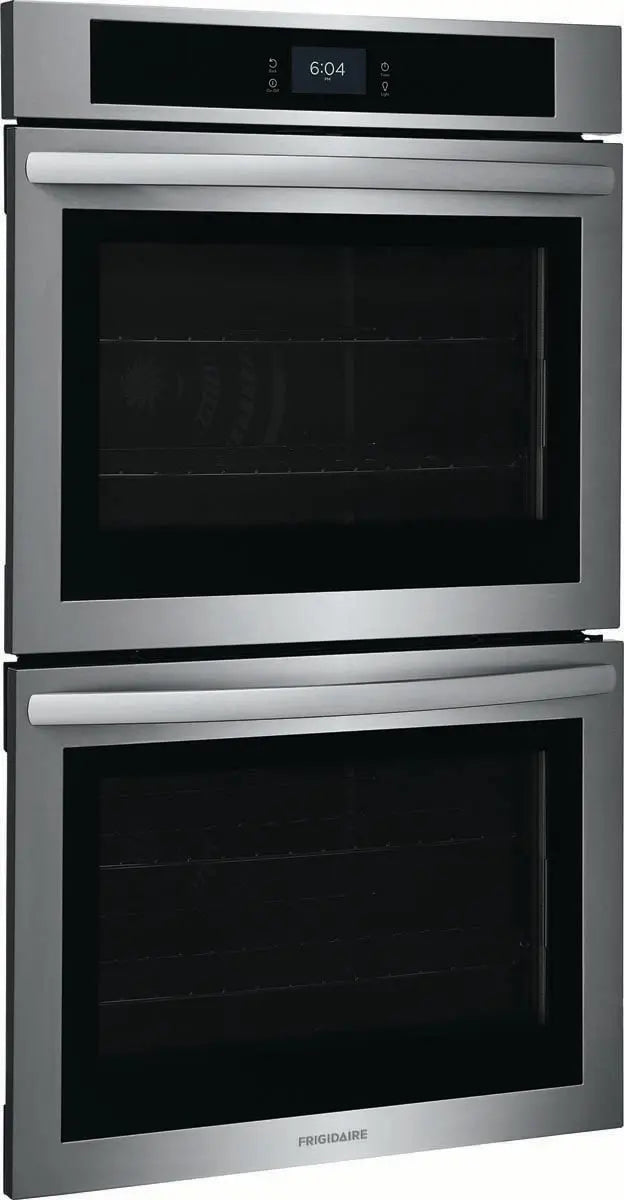 Frigidaire 30'' Double Electric Wall Oven with Fan Convection in Stainless Steel FCWD3027AS Frigidaire