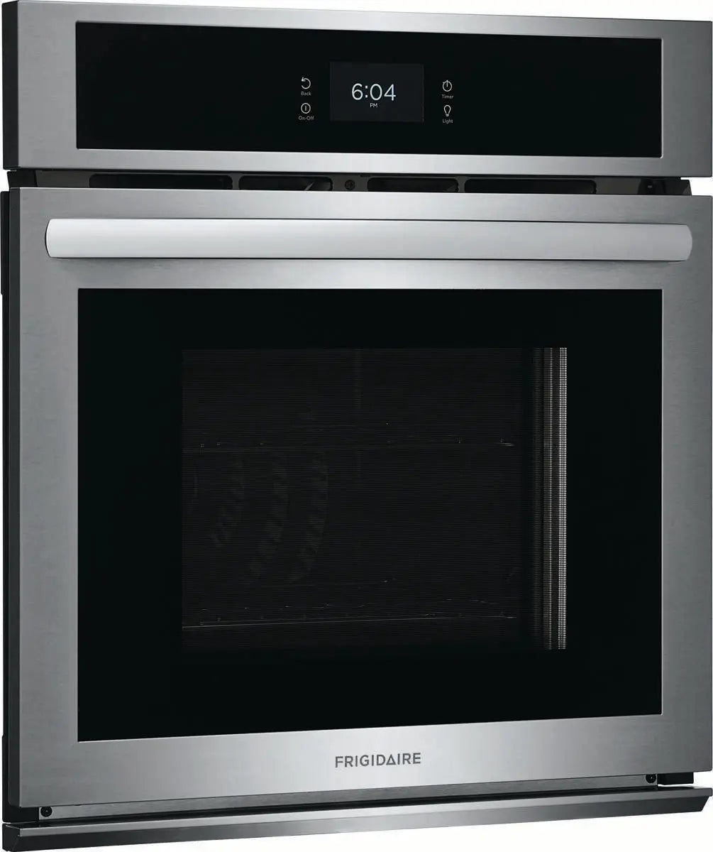 Frigidaire 27 inch Single Electric Wall Oven with Fan Convection in Stainless Steel FCWS2727AS Frigidaire