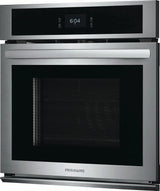 Frigidaire 27 inch Single Electric Wall Oven with Fan Convection in Stainless Steel FCWS2727AS Frigidaire