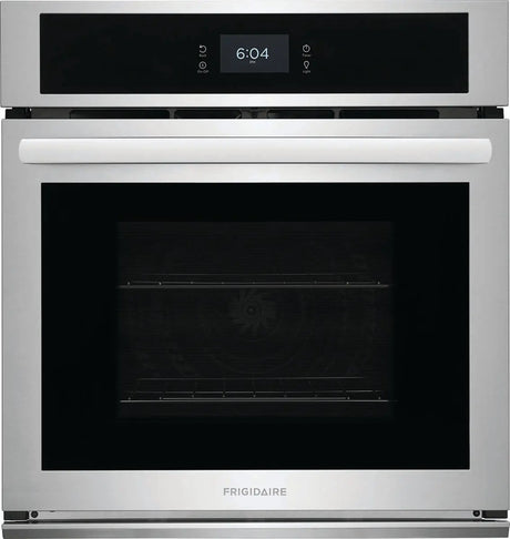 Frigidaire 27 inch Single Electric Wall Oven with Fan Convection in Stainless Steel FCWS2727AS Frigidaire