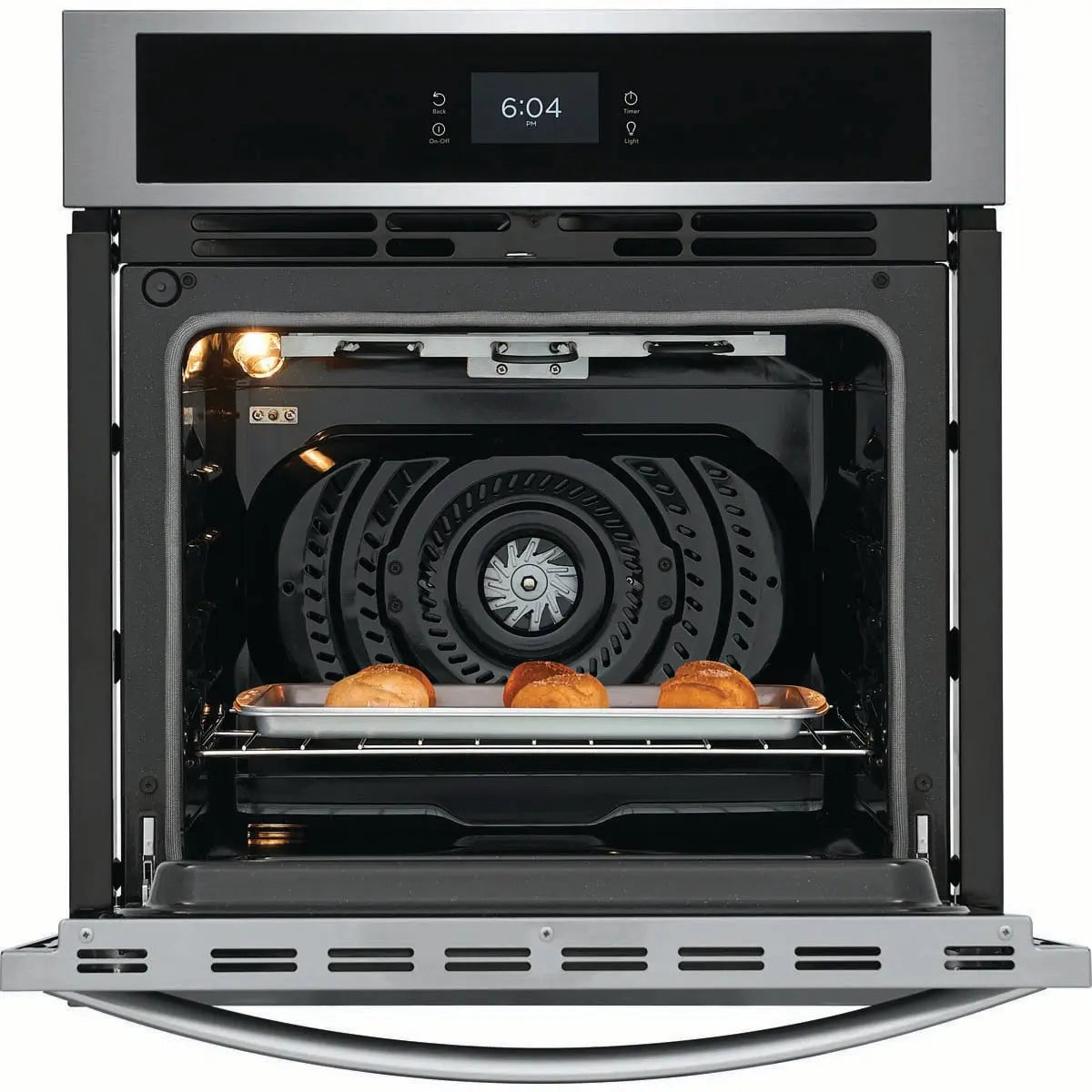 Frigidaire 27 inch Single Electric Wall Oven with Fan Convection in Stainless Steel FCWS2727AS Frigidaire