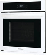 Frigidaire 27 inch Single Electric Wall Oven with Fan Convection in White FCWS2727AW Frigidaire