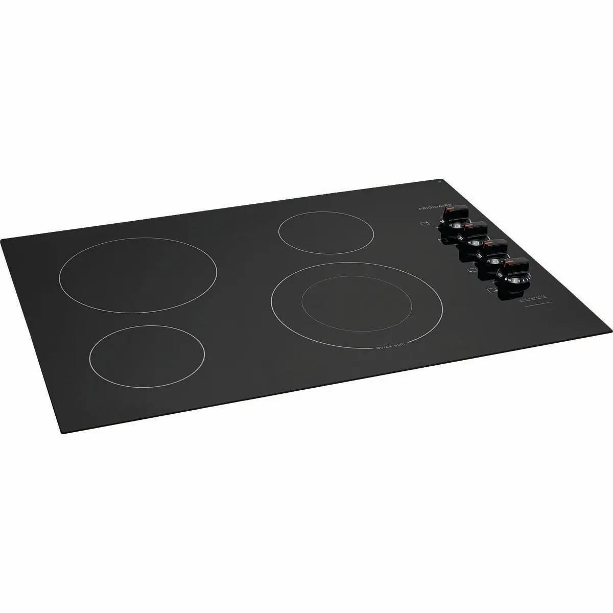 Frigidaire 30 inch 4-Element Electric Cooktop in Black FFEC3025UB Frigidaire