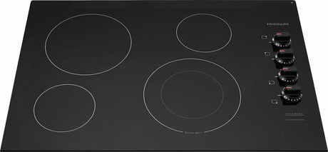 Frigidaire 30 inch 4-Element Electric Cooktop in Black FFEC3025UB - Complete Home Furnish