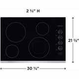 Frigidaire 30 inch 4-Element Electric Cooktop in Black FFEC3025US Frigidaire