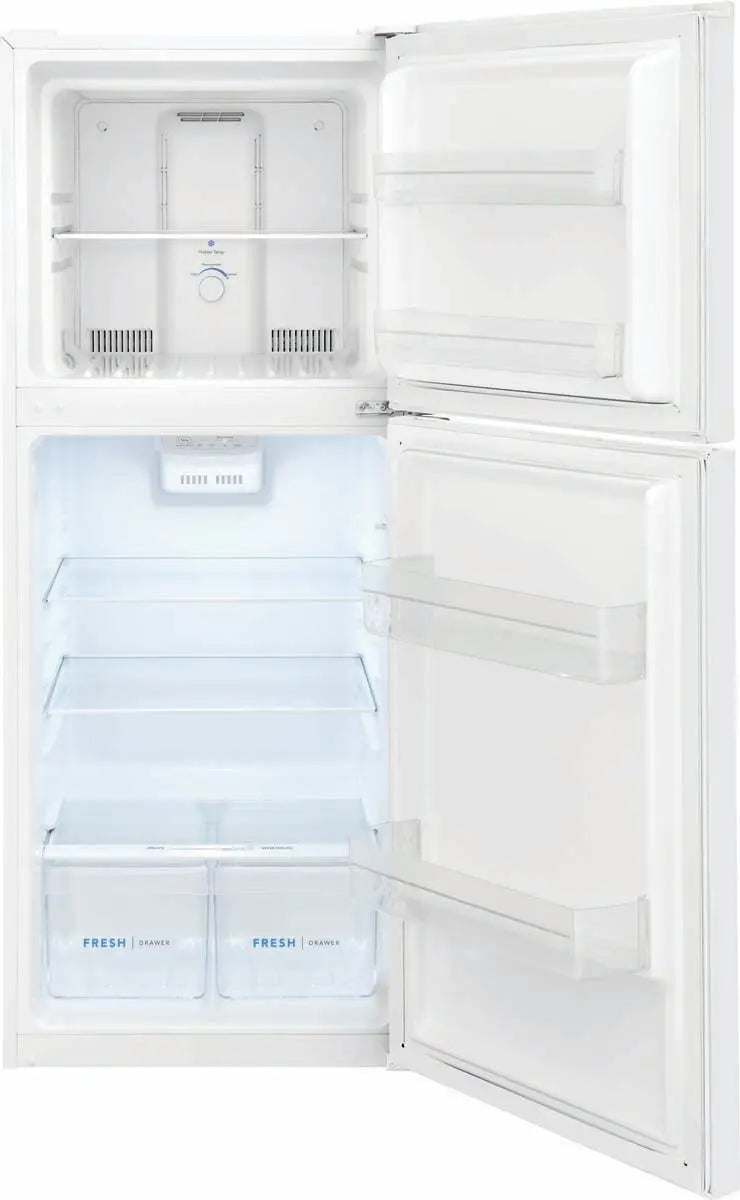 Frigidaire 10.1 cu. ft. Top Freezer Apartment Size Refrigerator in White FFET1022UW Frigidaire