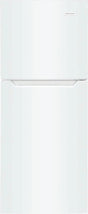 Frigidaire 24 inch 11.6 cu. ft. Top Freezer Apartment-Size Refrigerator in white FFET1222UW Frigidaire