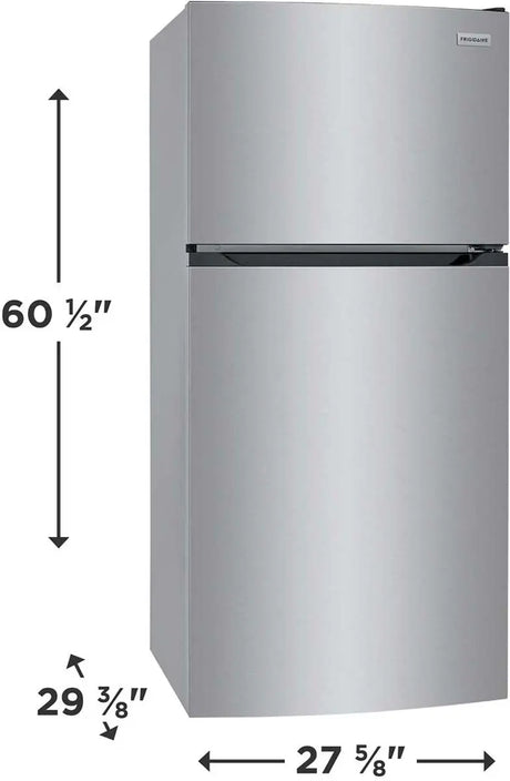 Frigidaire 28 inch 13.8 cu. ft. Top Mount Refrigerator in Stainless FFHT1425VV Frigidaire