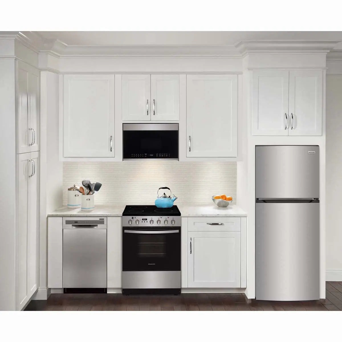 Frigidaire 28 inch 13.8 cu. ft. Top Mount Refrigerator in Stainless FFHT1425VV Frigidaire