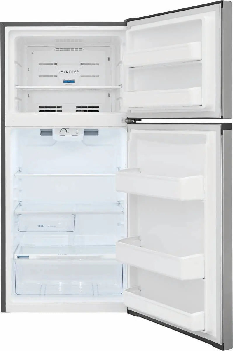 Frigidaire 28 inch 13.8 cu. ft. Top Mount Refrigerator in Stainless FFHT1425VV Frigidaire