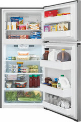 Frigidaire 28 inch 13.8 cu. ft. Top Mount Refrigerator in Stainless FFHT1425VV Frigidaire