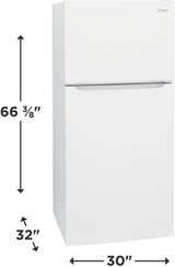 Frigidaire 20.0 cu. ft. Top Freezer Refrigerator in White FFTR2045VW Frigidaire