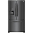 Frigidaire 36 Inch 21.7 Cu. Ft. French Door Refrigerator in Black Stainless Steel FGHD2368TD Frigidaire