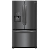 Frigidaire 36 Inch 21.7 Cu. Ft. French Door Refrigerator in Black Stainless Steel FGHD2368TD Frigidaire