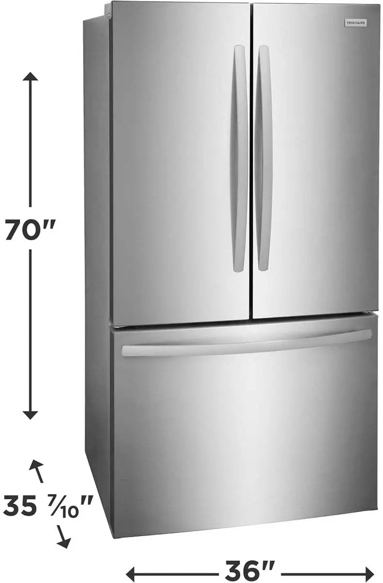 Frigidaire 27.8 Cu. Ft. French Door Refrigerator in Stainless Steel FRFS2823AS Frigidaire