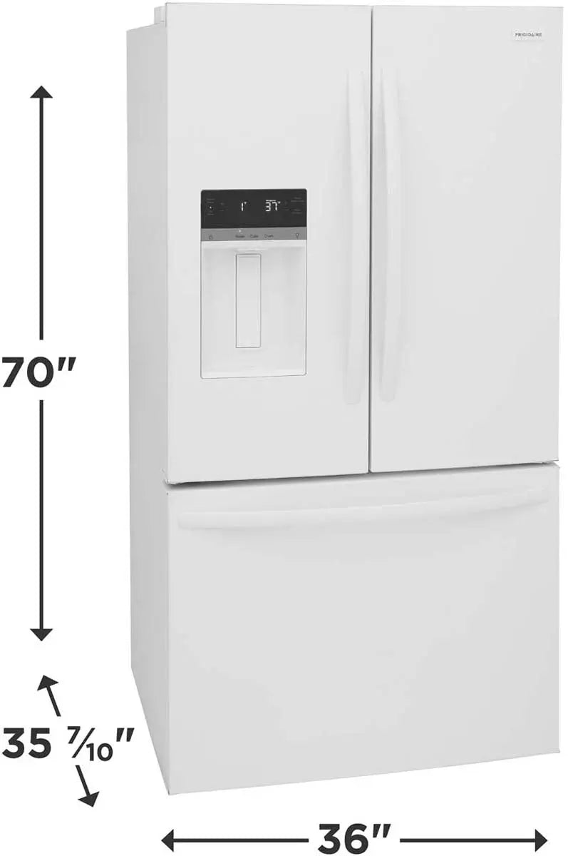 Frigidaire 27.8 Cu. Ft. French Door Refrigerator FRFS2823AW Frigidaire