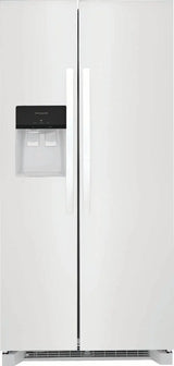 Frigidaire 22.3 Cu. Ft. Side-by-Side Refrigerator in White FRSS2323AW Frigidaire