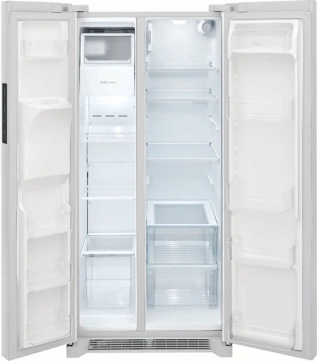 Frigidaire 22.3 Cu. Ft. Side-by-Side Refrigerator in White FRSS2323AW Frigidaire