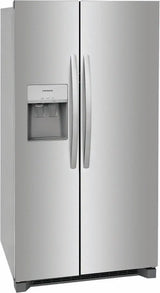 Frigidaire 36 Inch 25.6 Cu. Ft. Standard Depth Side by Side Refrigerator FRSS2623AS Frigidaire