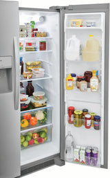 Frigidaire 36 Inch 25.6 Cu. Ft. Standard Depth Side by Side Refrigerator FRSS2623AS Frigidaire