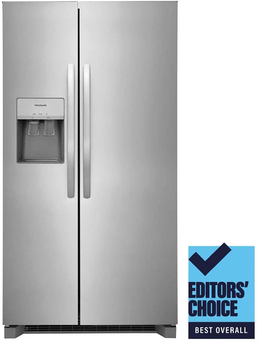 Frigidaire 36 Inch 25.6 Cu. Ft. Standard Depth Side by Side Refrigerator FRSS2623AS Frigidaire