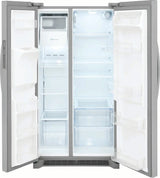 Frigidaire 36 Inch 25.6 Cu. Ft. Standard Depth Side by Side Refrigerator FRSS2623AS Frigidaire